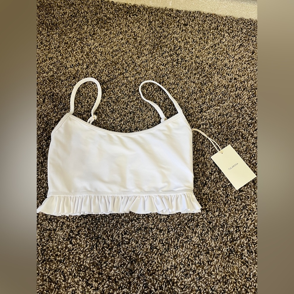 Tularosa White swim top